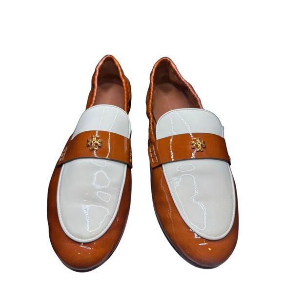 Tory Burch Ballet Loafer Bright Cuoio / Pearl Spongy- size 9 - Picture 5 of 8